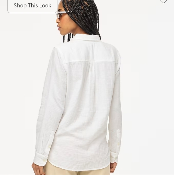 J Crew Gauze button-up shirt, NWT - Picture 2 of 8